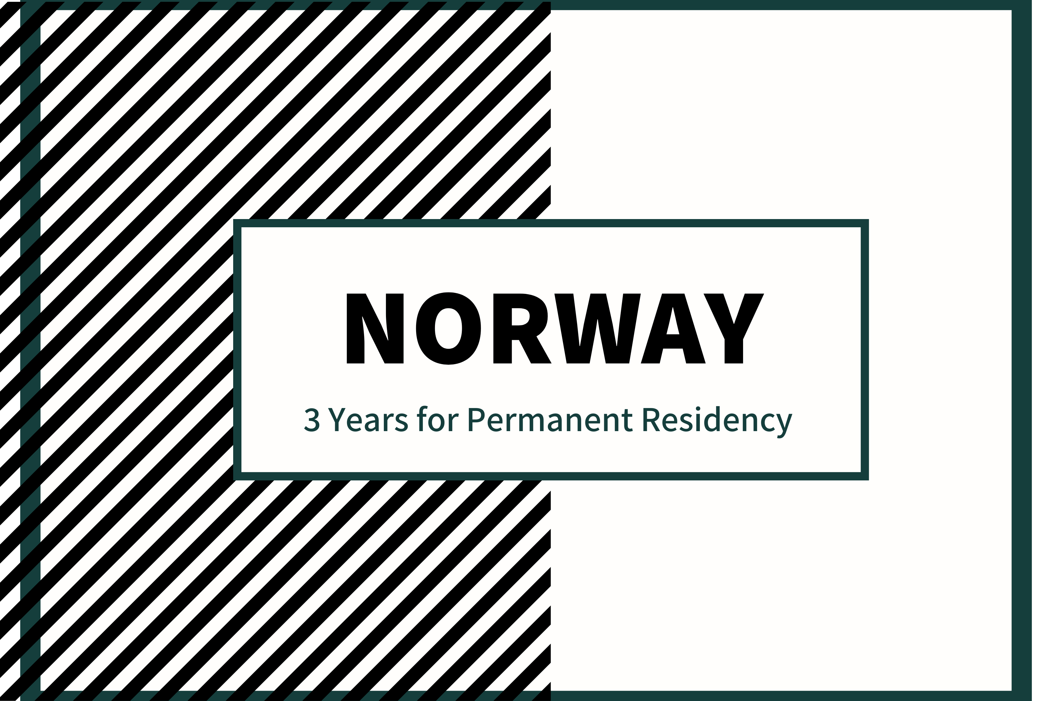 norway permanent residency in 3 years and citizenship in 6 years