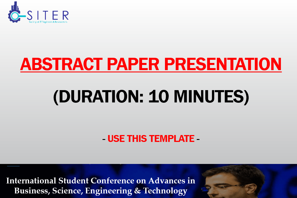 paper presentation template